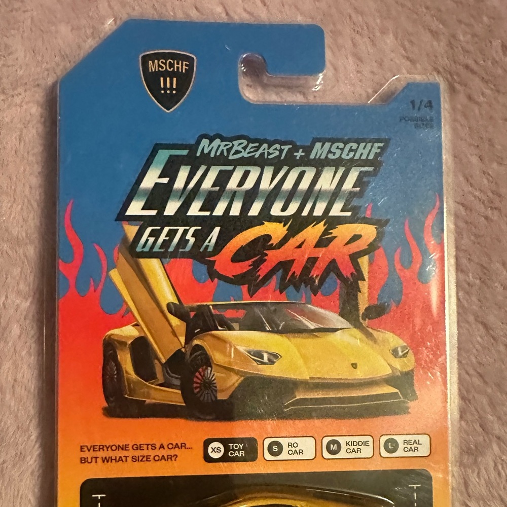 Mr. Beast Everyone Gets a Car (yellow Lamborghini)